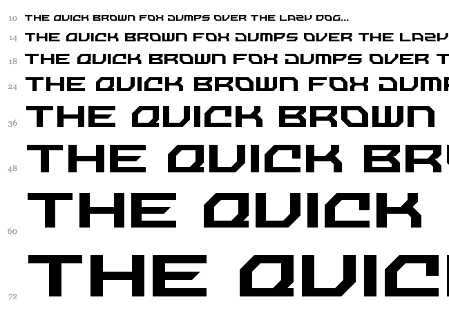Nechao Sharp font waterfall